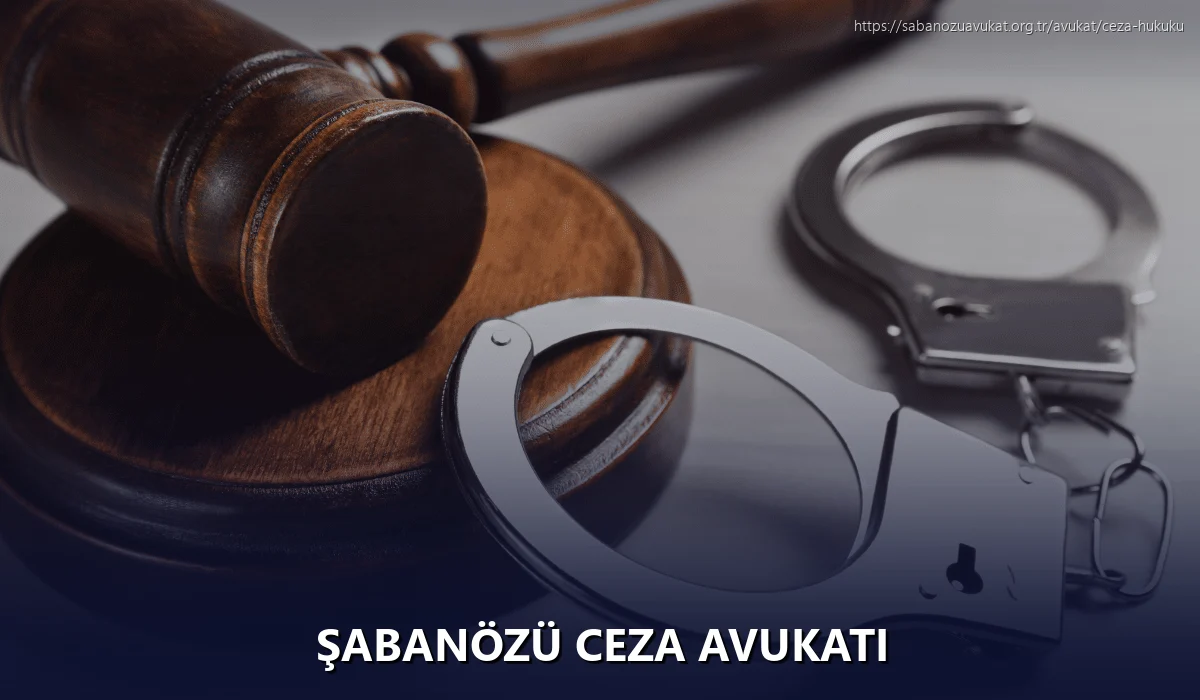 Şabanözü Ceza Avukatı